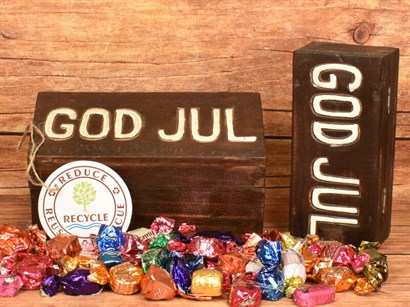 Kundegaver Chokoladegaver GOD JUL - Gaver med øje for miljøet.